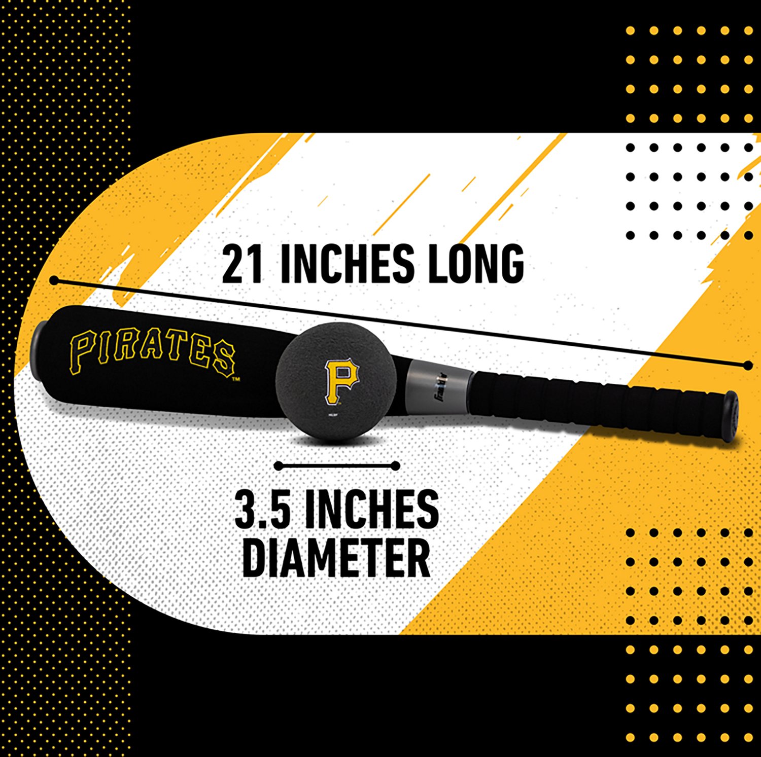 Franklin Pittsburgh Pirates Jumbo Foam Bat & Ball Set - view number 3