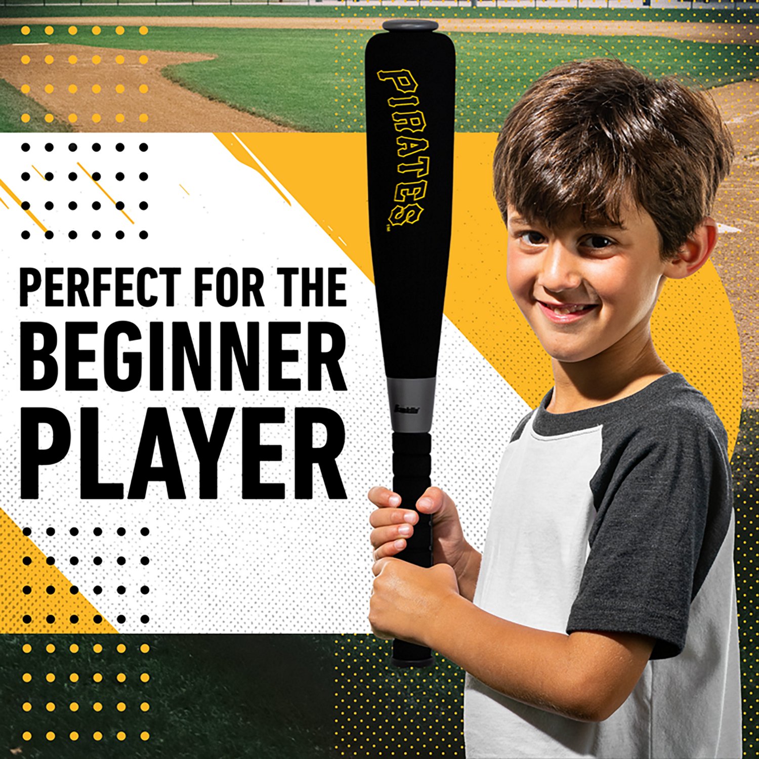 Franklin Pittsburgh Pirates Jumbo Foam Bat & Ball Set - view number 7