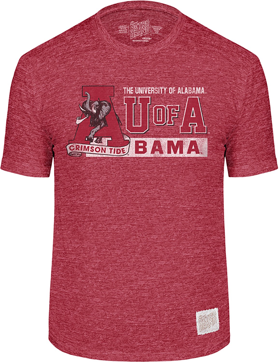 WILDCAT RETRO Men's Alabama Block Mascot T-shirt - view number 2