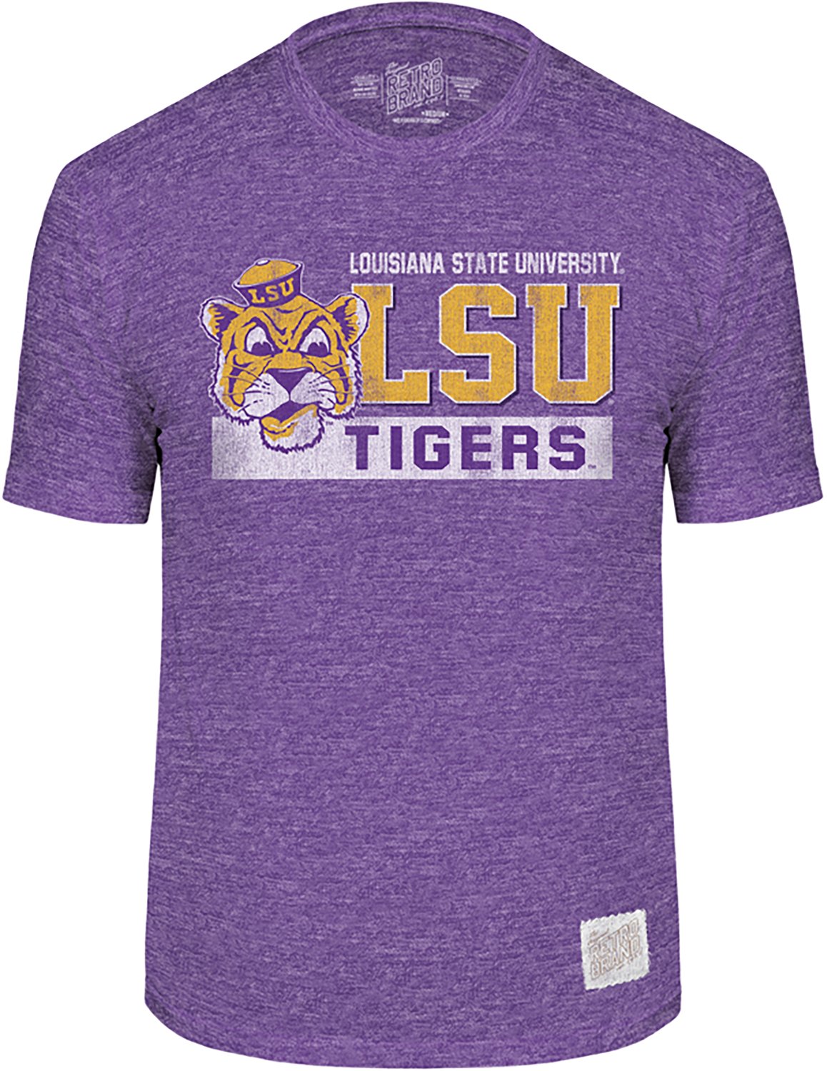 WILDCAT RETRO Men's LSU Block Mascot T-shirt - view number 1