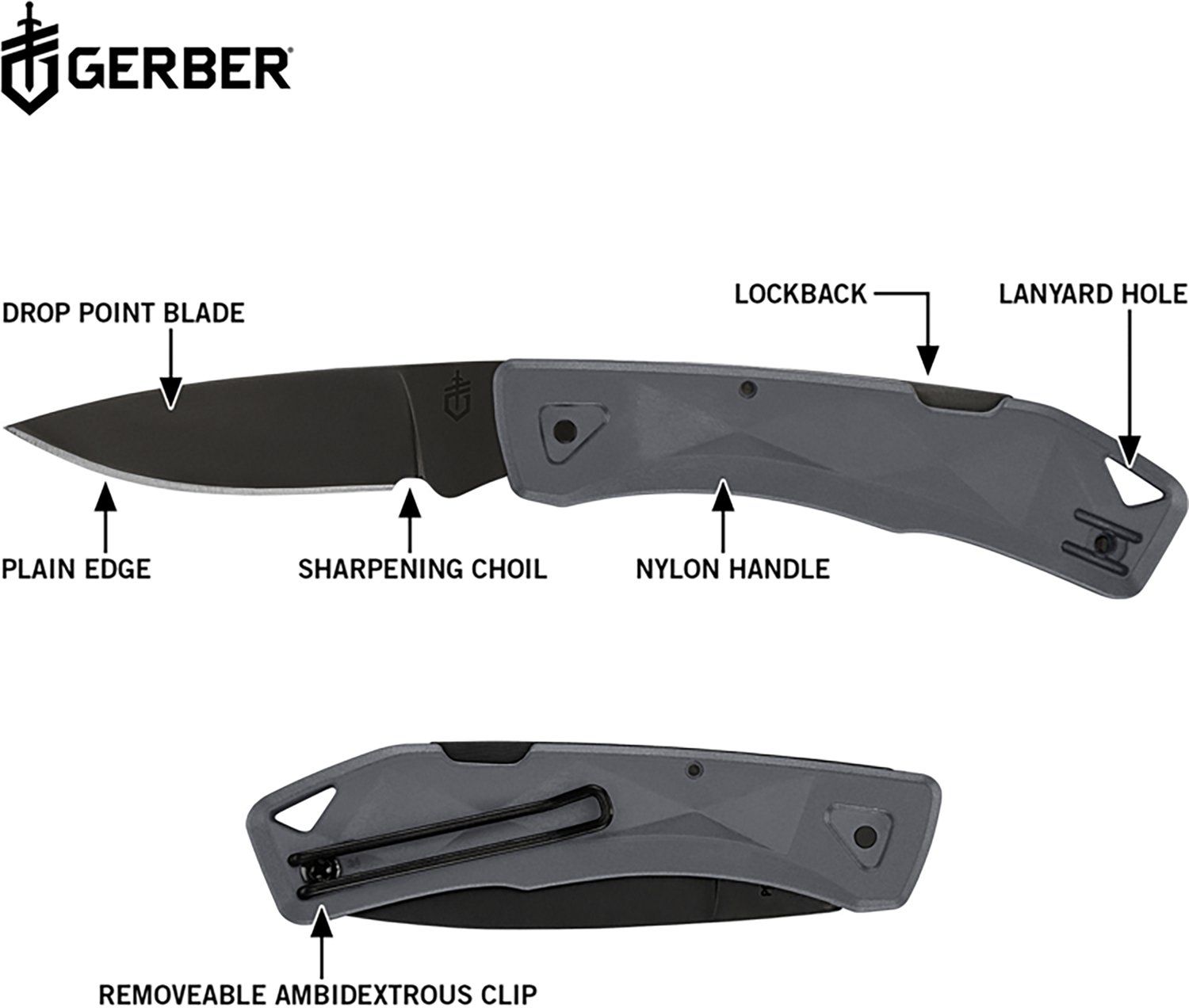 Gerber LST Ultra Grey Folding Knife - view number 5