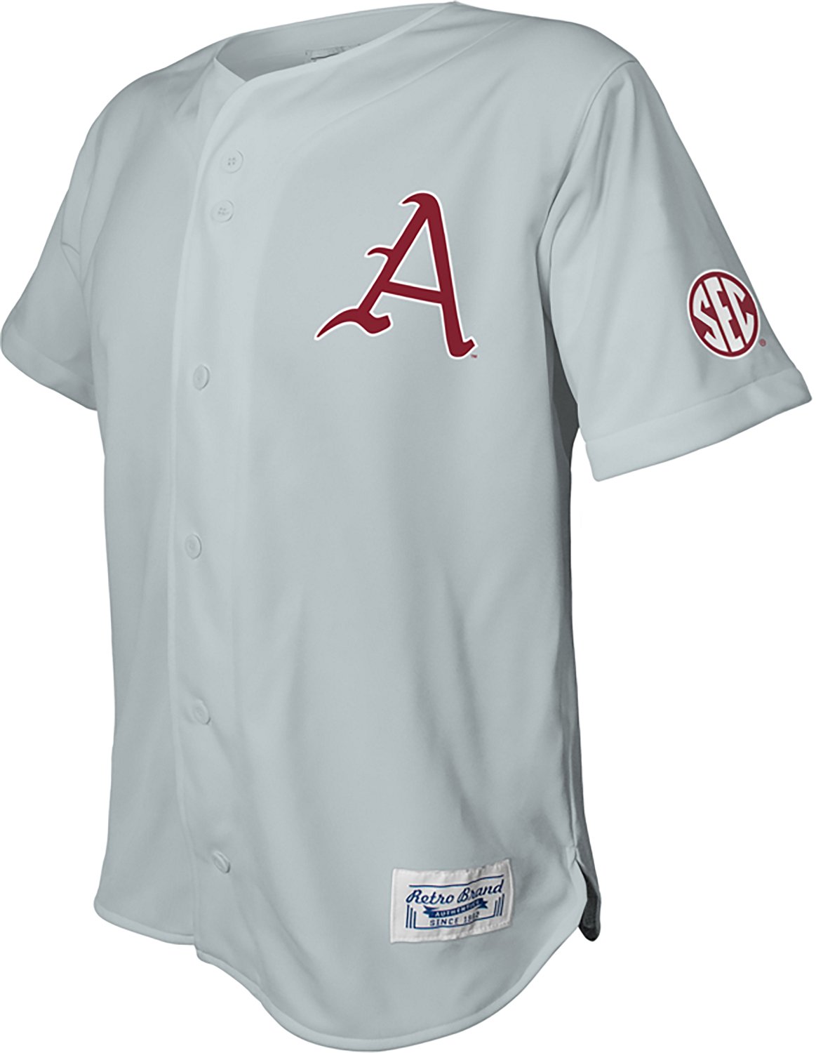 WILDCAT RETRO Men's Arkansas Razorbacks Baseball Jersey T-shirt - view number 2