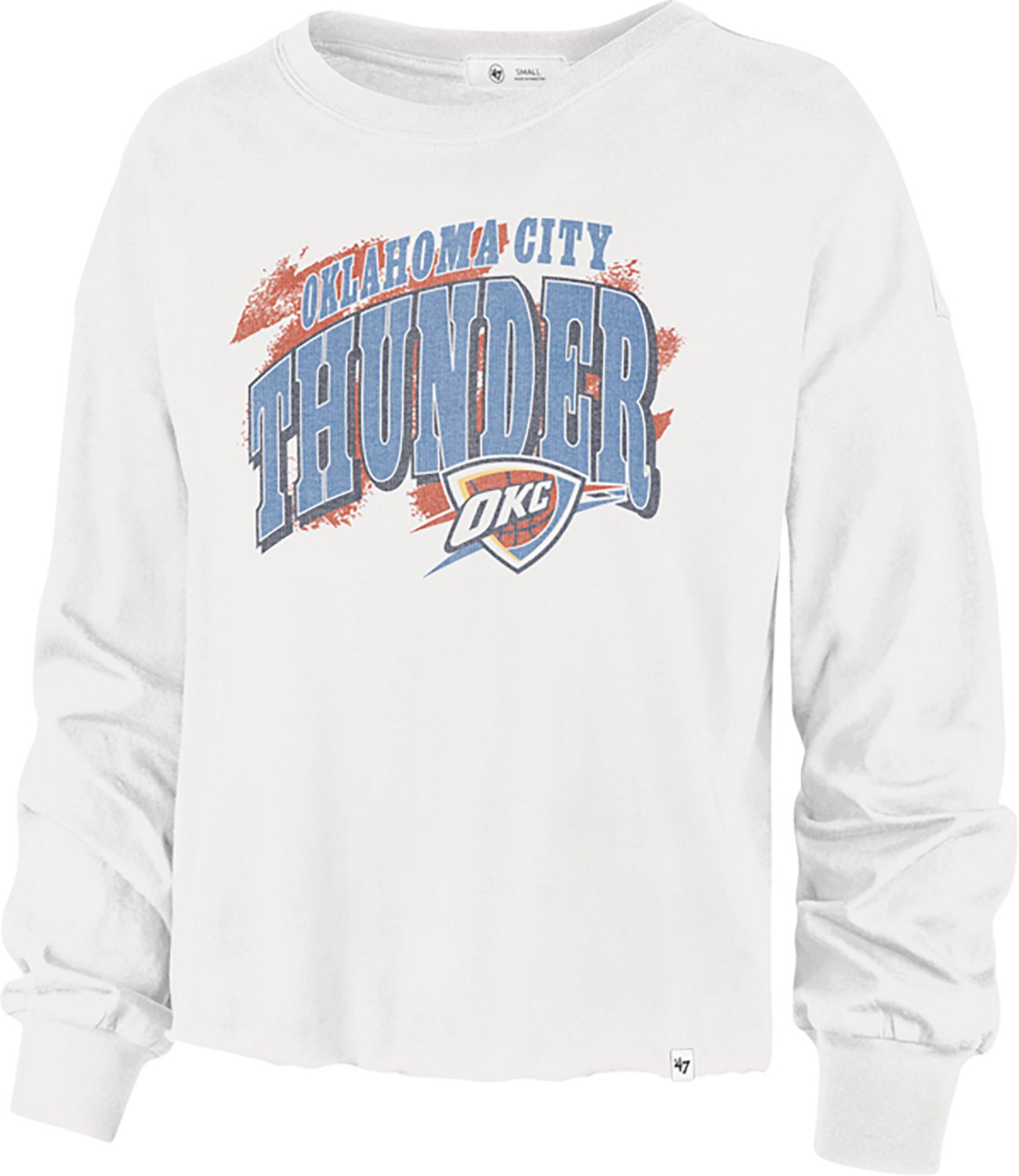 '47 Oklahoma City Thunder Women's Brush Back Parkway Long Sleeve T-shirt
