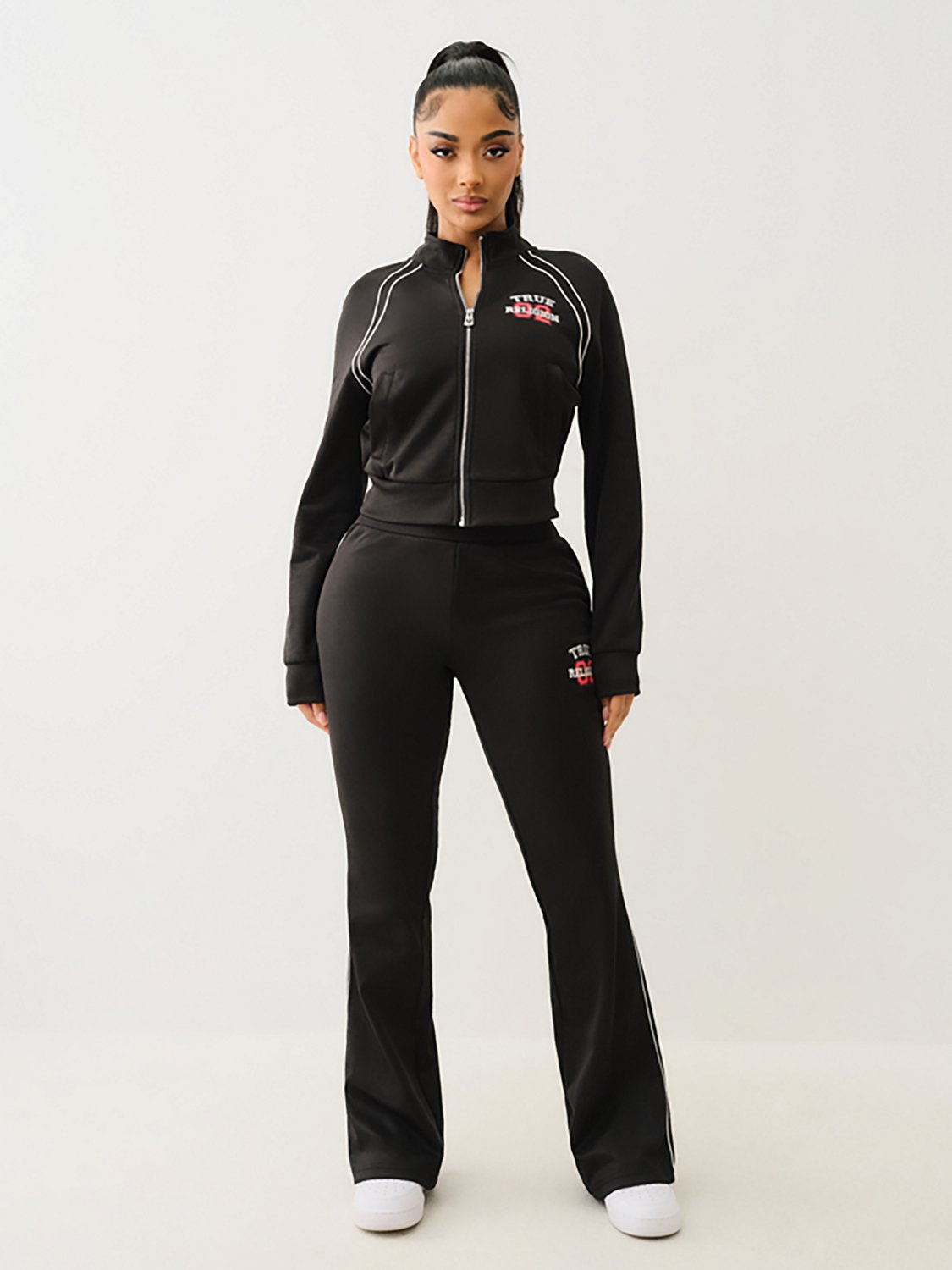 True Religion Women's Sporty Shrunken Track Jacket - view number 6