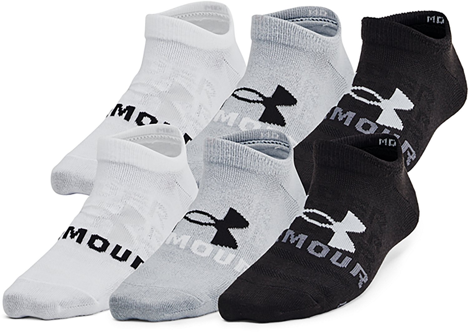 Under Armour Kids' Essential No-Show Socks 6-Pack - view number 5