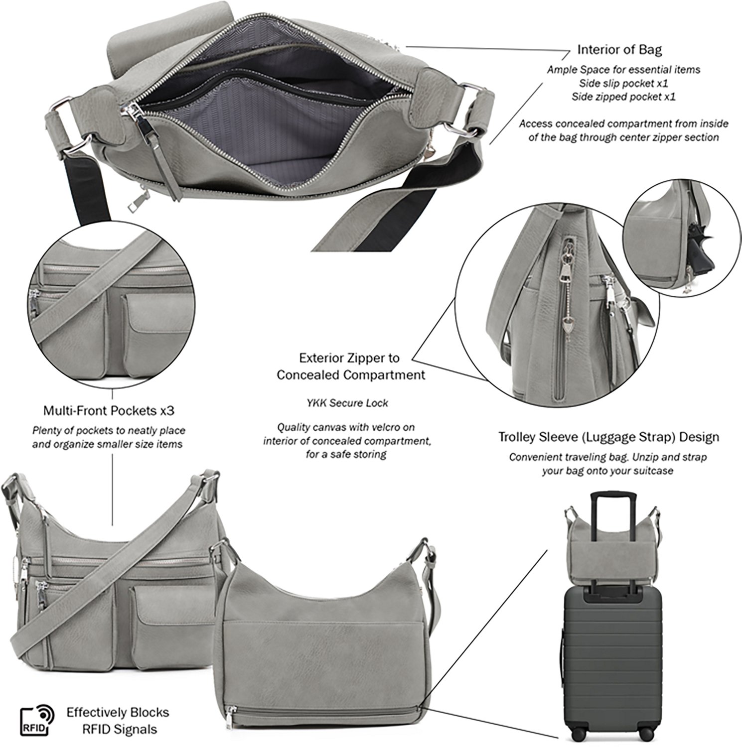 Jessie & James Elle Concealed Carry Handbag - view number 4