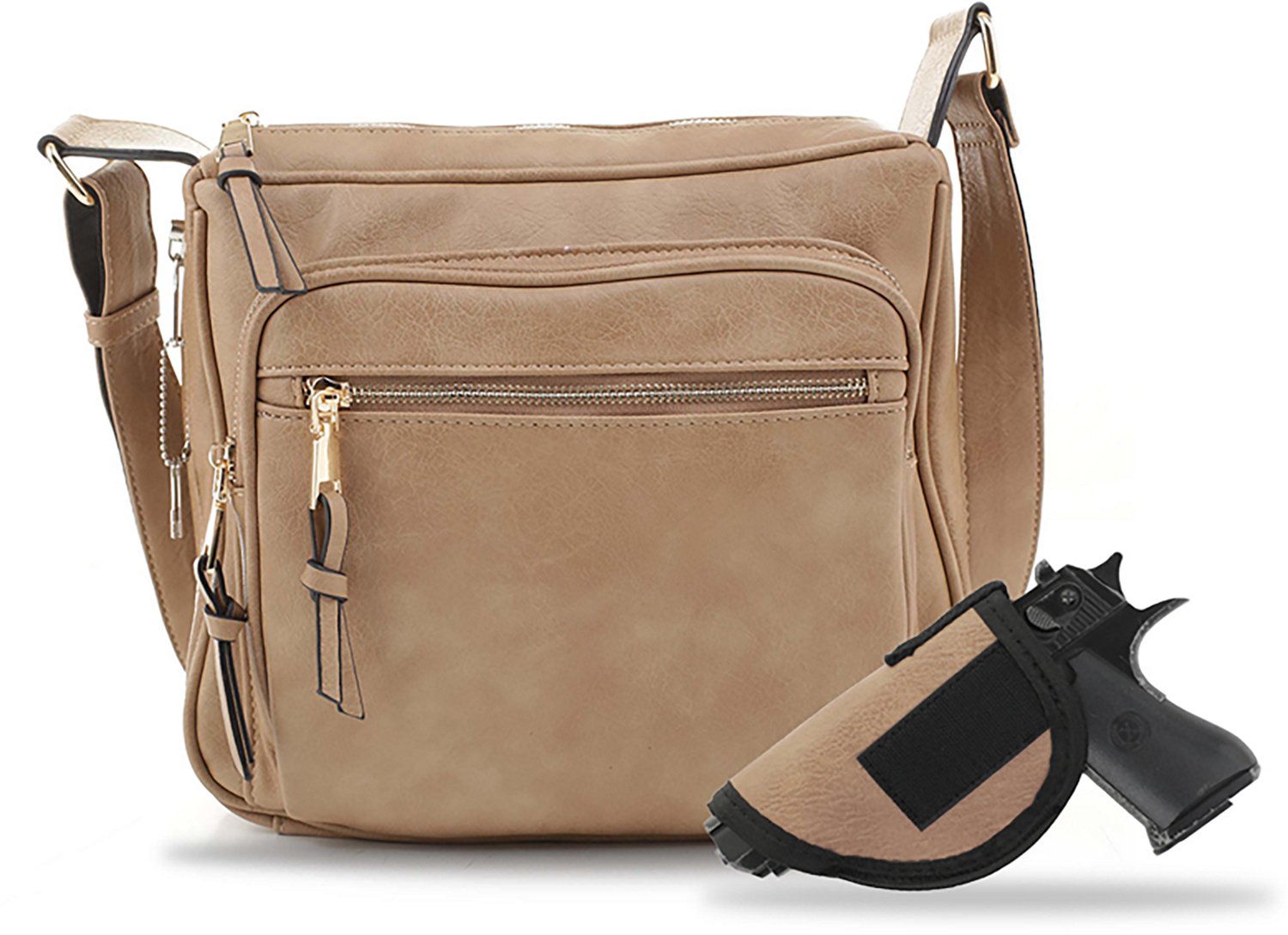 Jessie & James Brooklyn Concealed Carry Lock and Key Crossbody Bag                                                               - view number 2