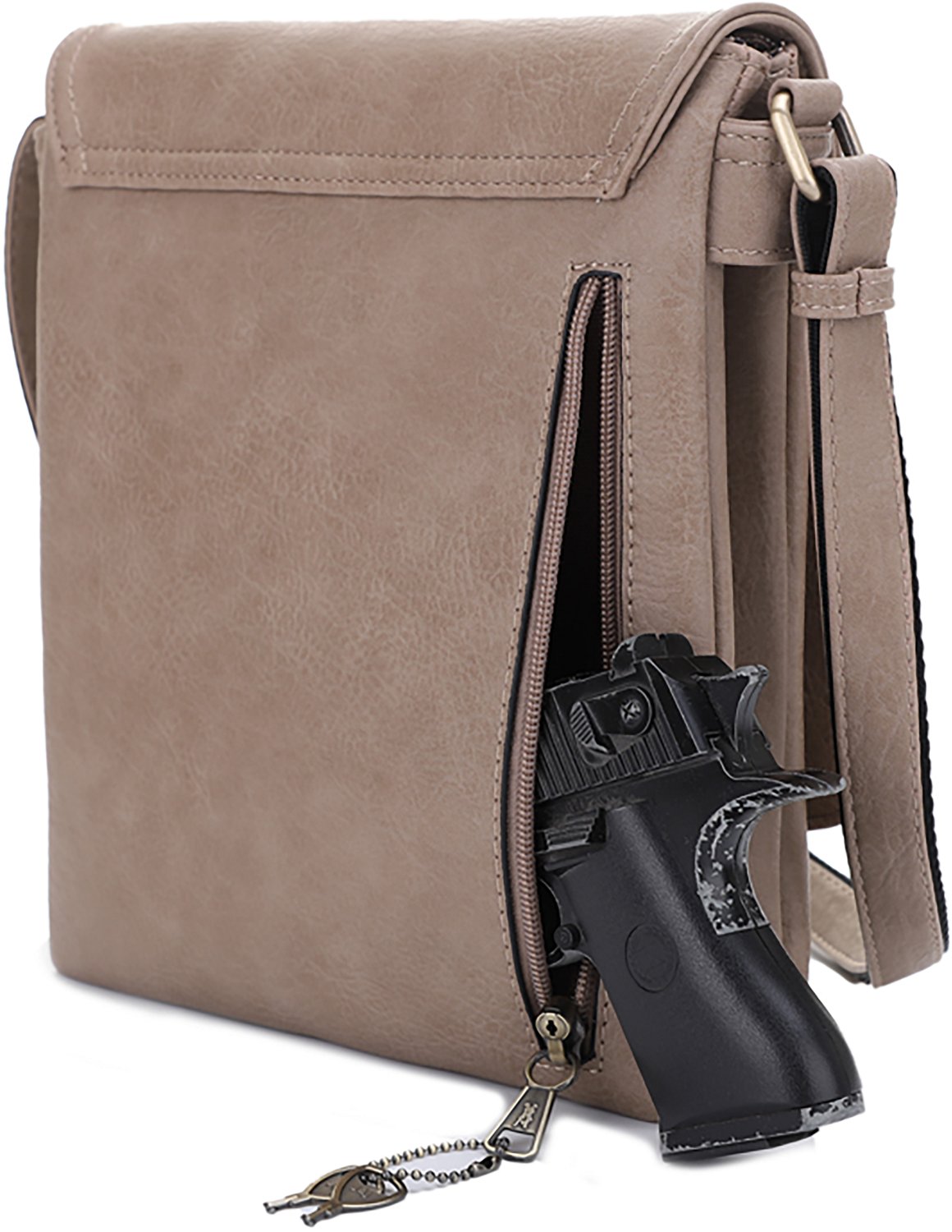 Jessie & James Nora Concealed Carry Lock and Key Crossbody Bag - view number 4