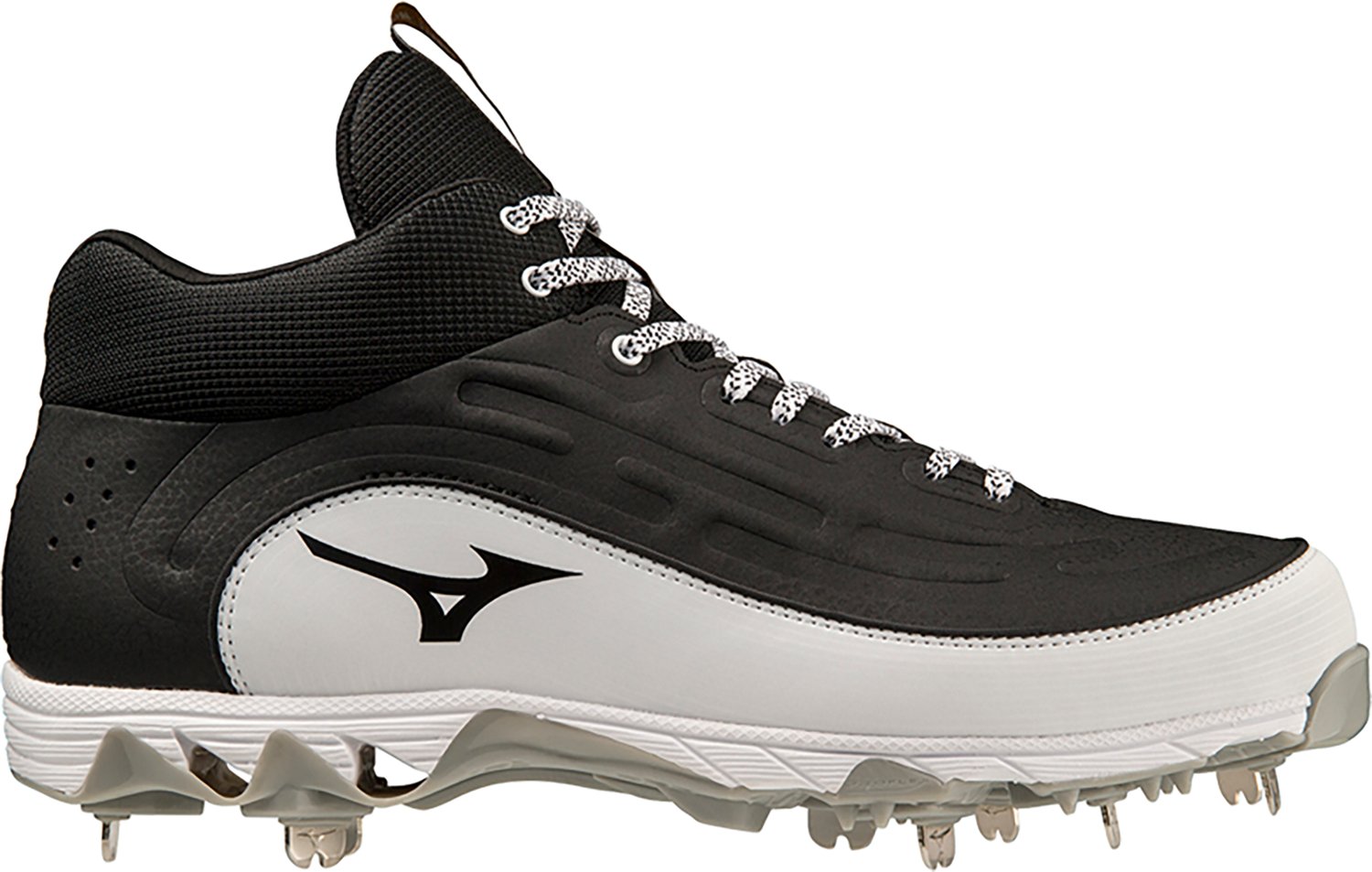Mizuno Men's Ambition 3 Mid Metal 9-Spike Baseball Cleats - view number 6