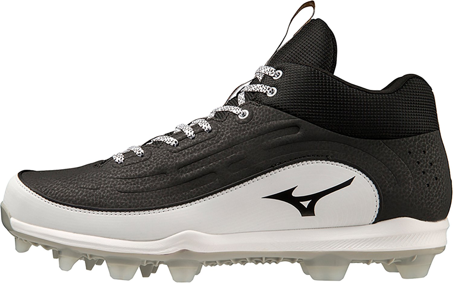 Mizuno Men's Ambition 3 Mid Metal 9-Spike Baseball Cleats - view number 7