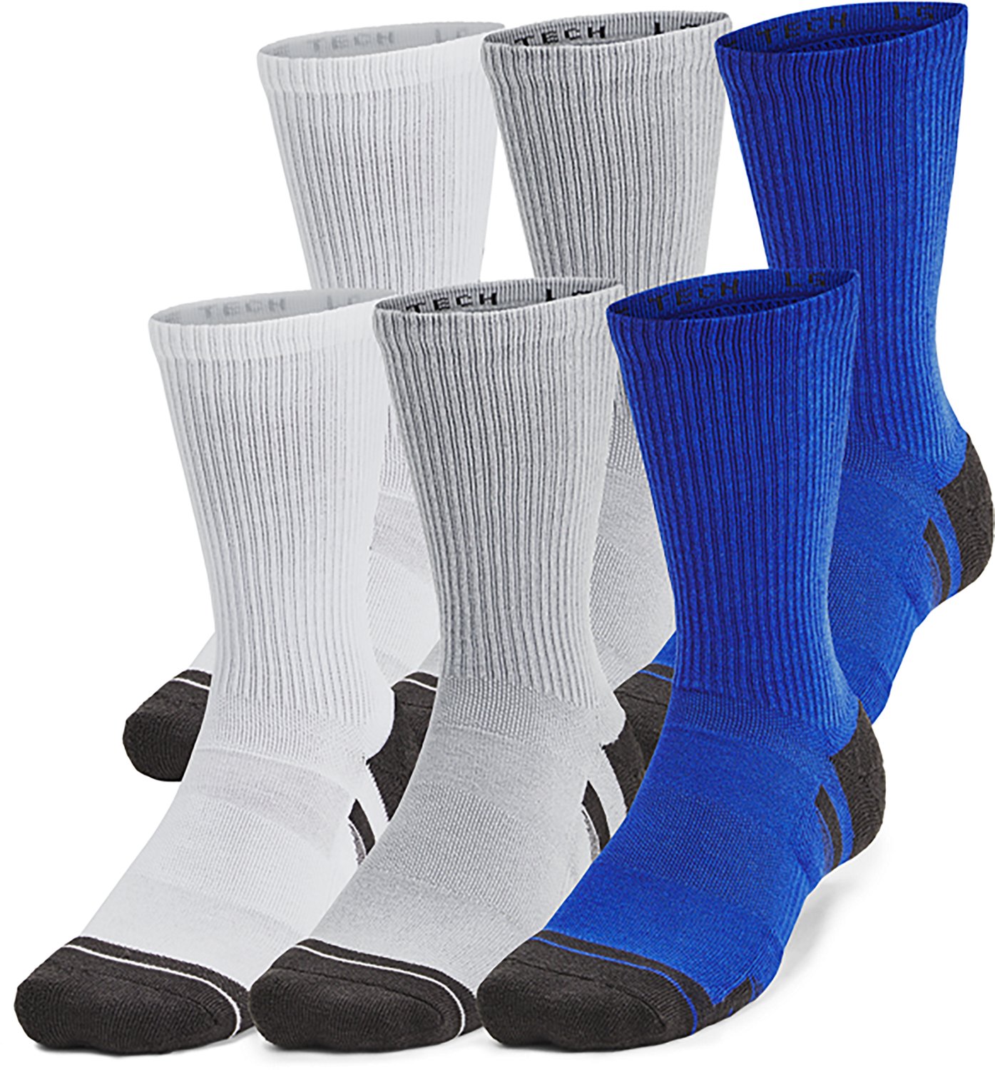 Under Armour Performance Tech Crew Socks 6-Pack                                                                                  - view number 5
