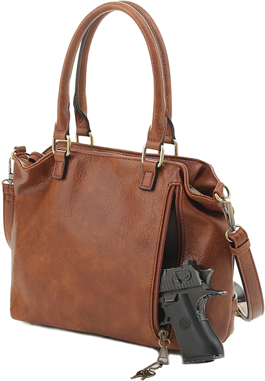 Jessie & James Elena Concealed Carry Lock and Key Satchel Handbag - view number 7