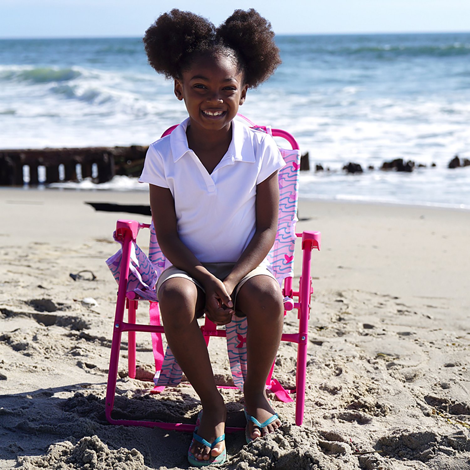 Nautica Kids' Beach Chair in Mermaid Tails Print                                                                                 - view number 6
