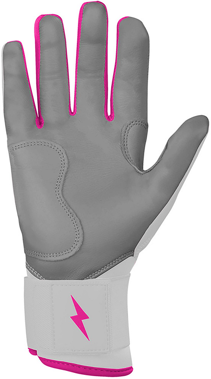 BRUCE BOLT Kids' CHROME Series Long Cuff Batting Baseball Gloves - view number 4