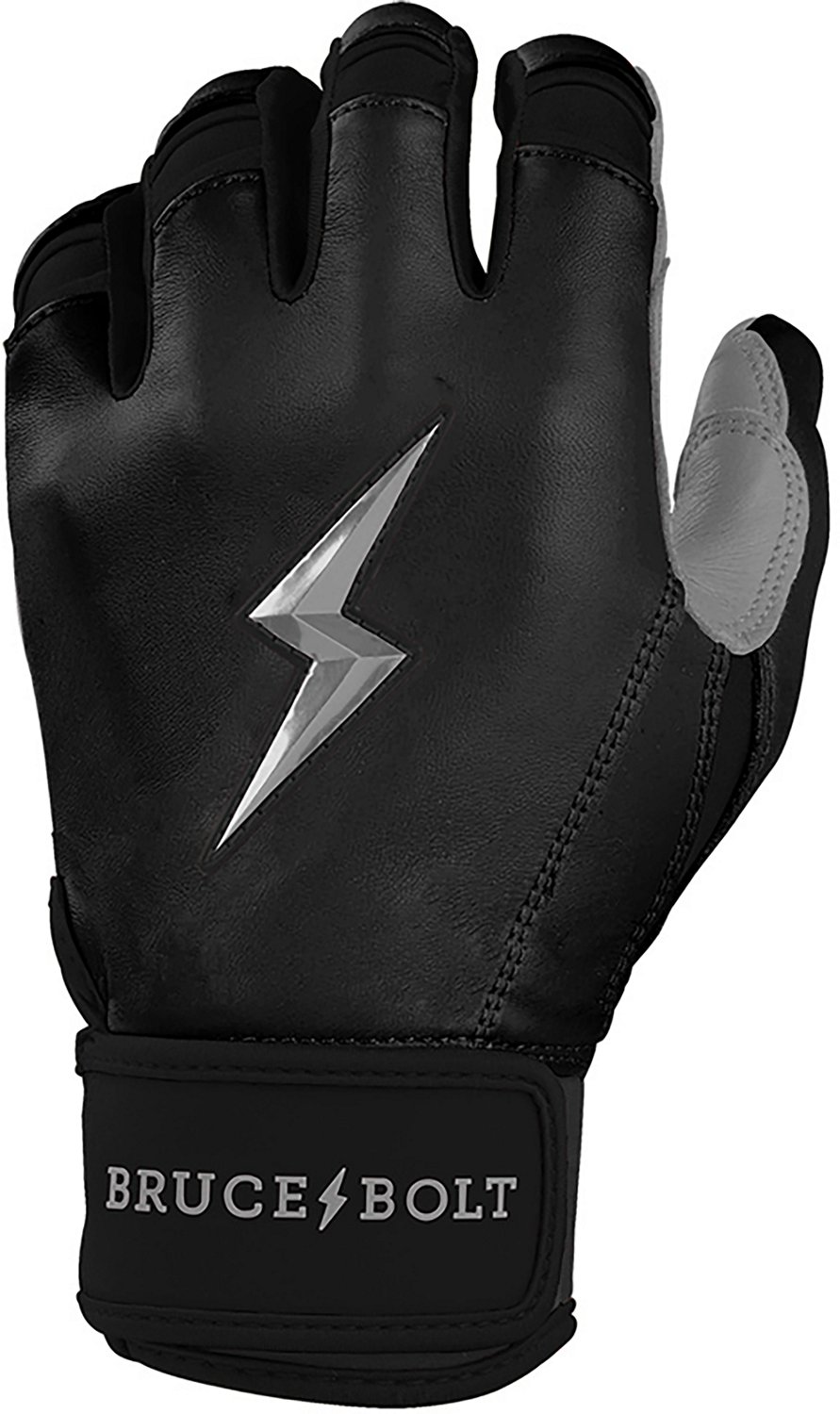 BRUCE BOLT Kids' CHROME Series Short Cuff Batting Baseball Gloves - view number 2