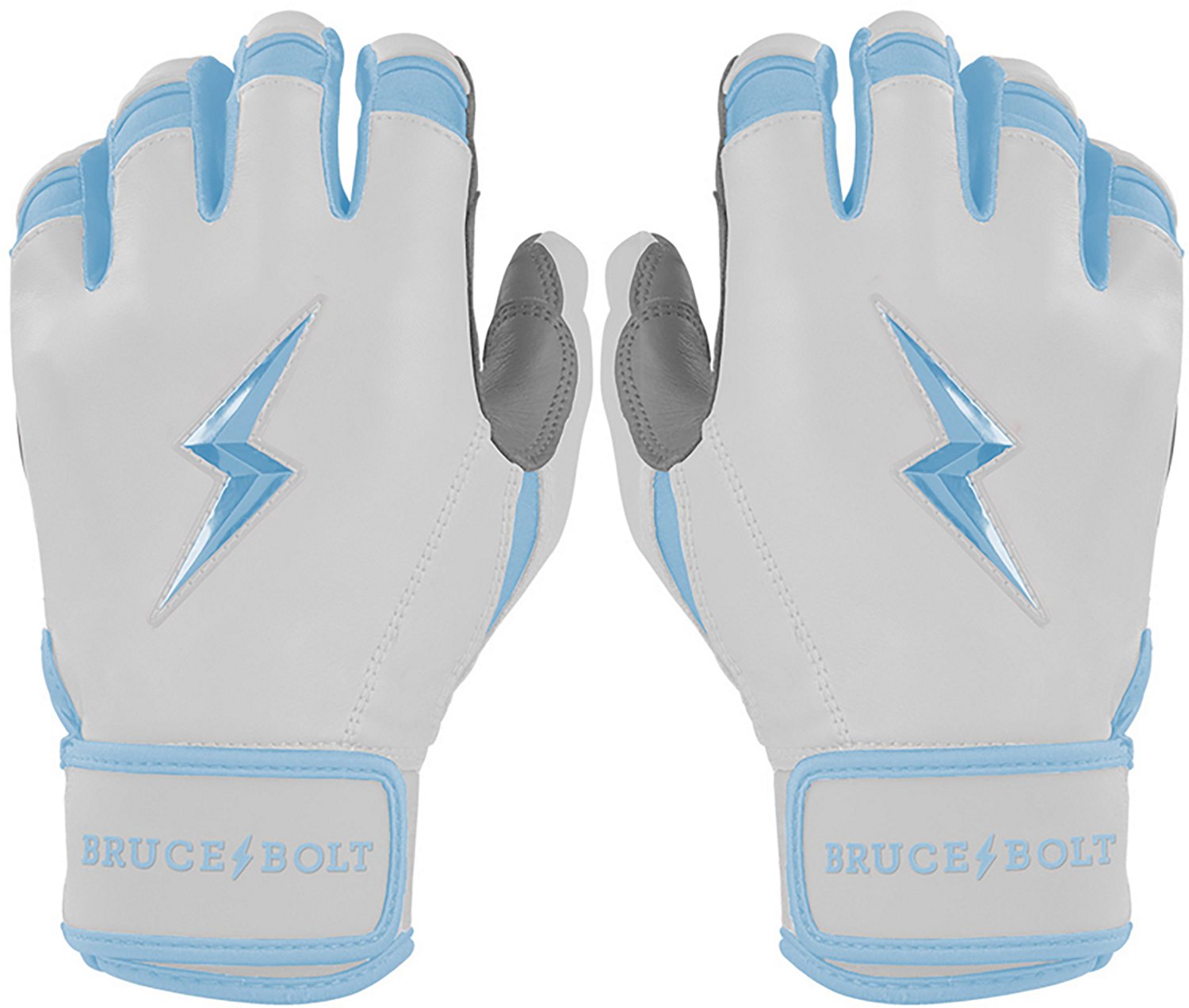 BRUCE BOLT Kids' CHROME Series Short Cuff Batting Baseball Gloves - view number 5