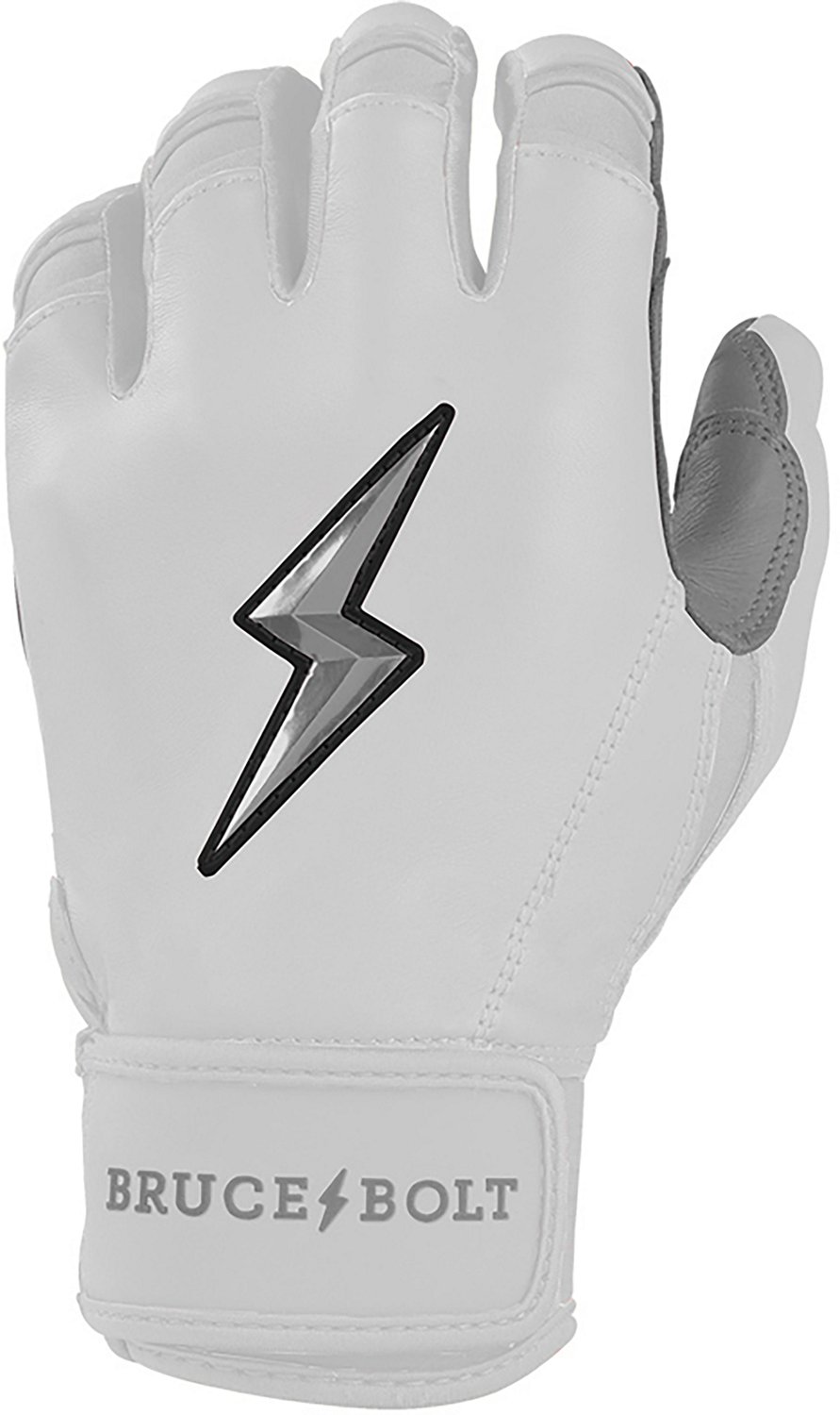 BRUCE BOLT Kids' CHROME Series Short Cuff Batting Baseball Gloves - view number 7