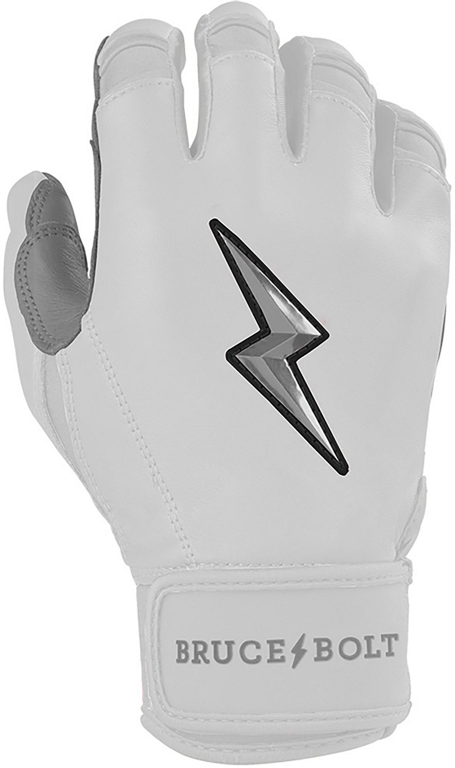 BRUCE BOLT Kids' CHROME Series Short Cuff Batting Baseball Gloves - view number 8