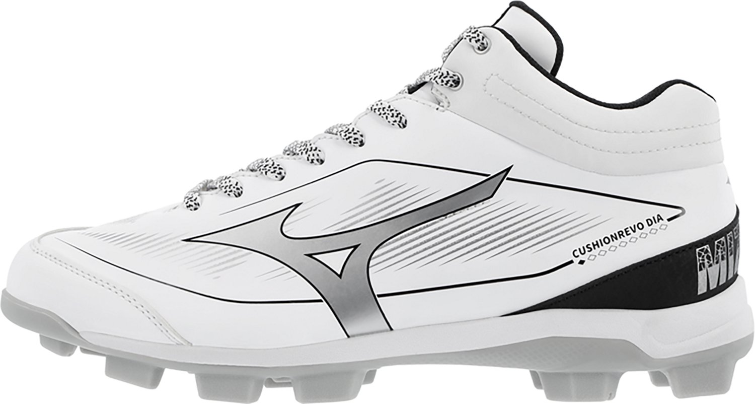 Mizuno Men's Cushionrevo Diamond TPU Mid Baseball Cleats - view number 2