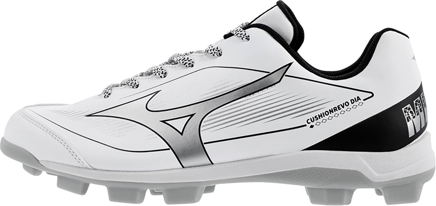 Mizuno Men's Cushionrevo Diamond TPU Low Baseball Cleats - view number 2