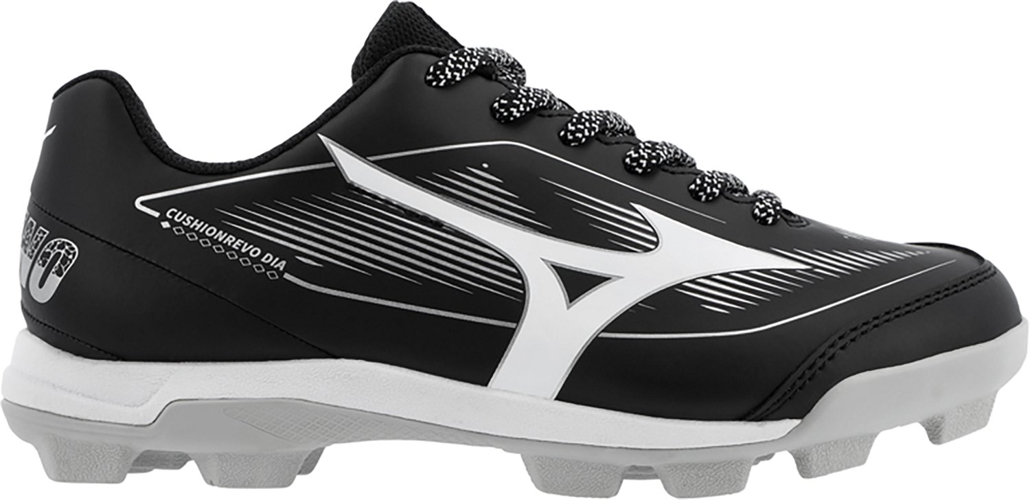 Mizuno Boys' Cushionrevo Diamond Jr Rubber Molded Low Baseball Cleats - view number 8