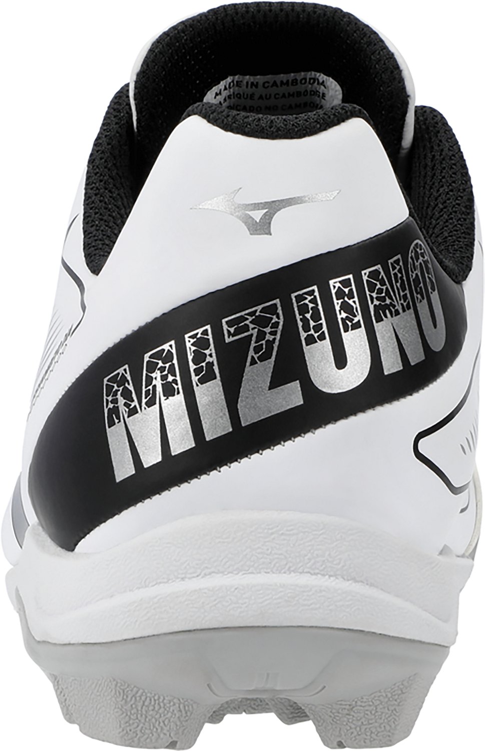 Mizuno Boys' Cushionrevo Diamond Jr Rubber Molded Low Baseball Cleats - view number 4