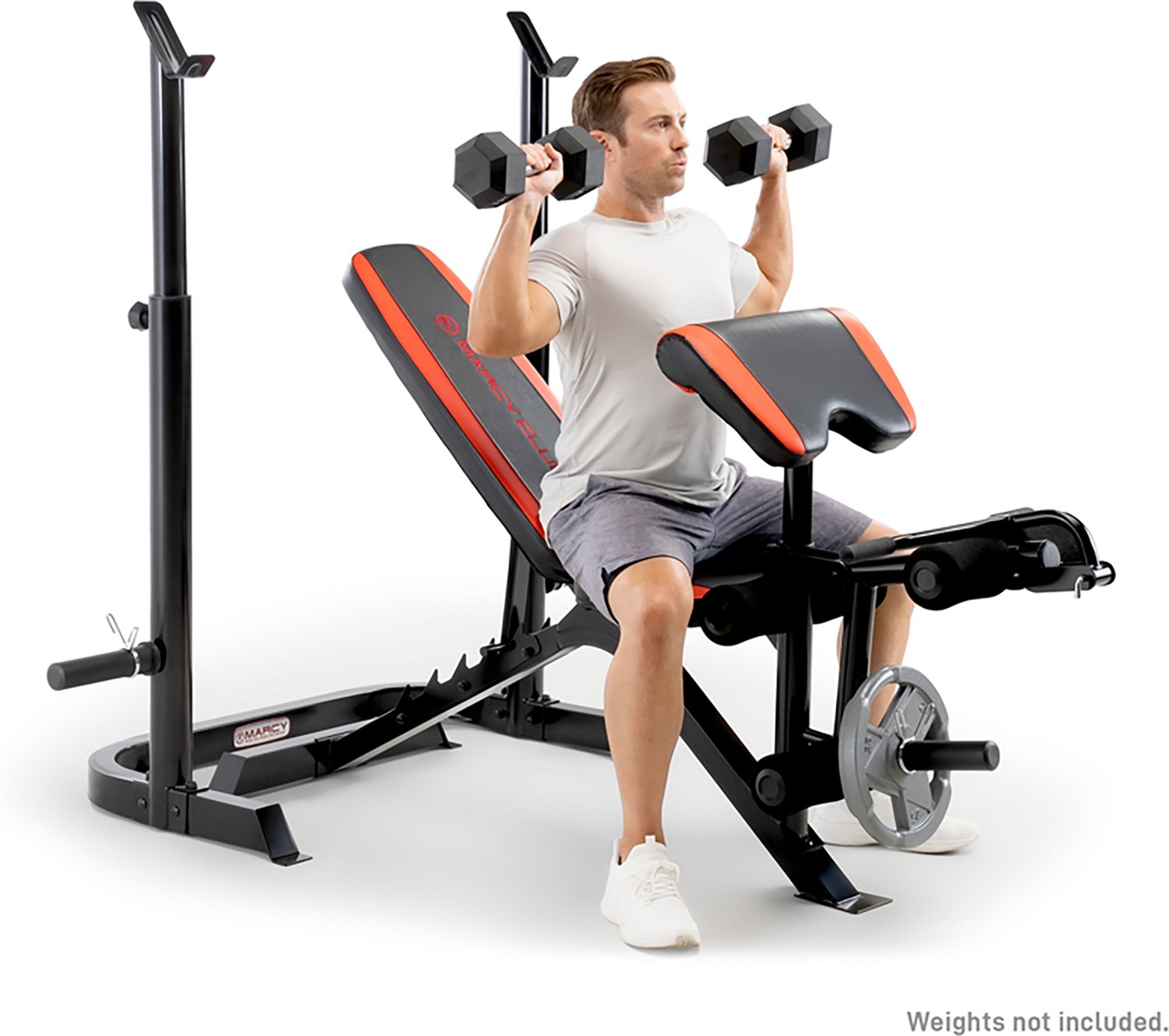Marcy 2-Piece Olympic Weight Bench with Leg Developer - view number 6