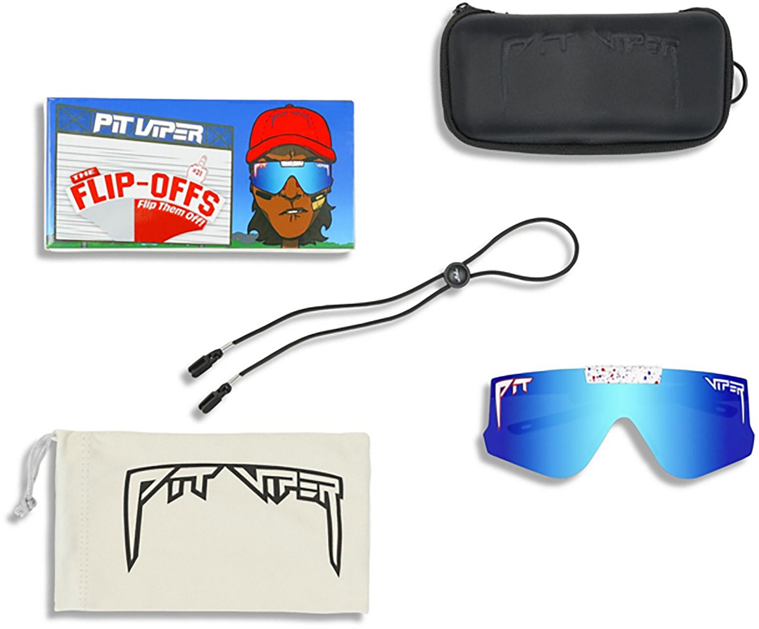 Pit Viper The Merika Flip-Offs 2.0 Regular Shield Sunglasses - view number 4