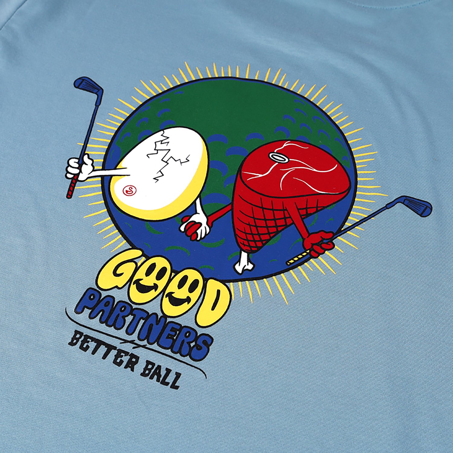 Swannies Men's Ham & Eggs Short Sleeve T-shirt