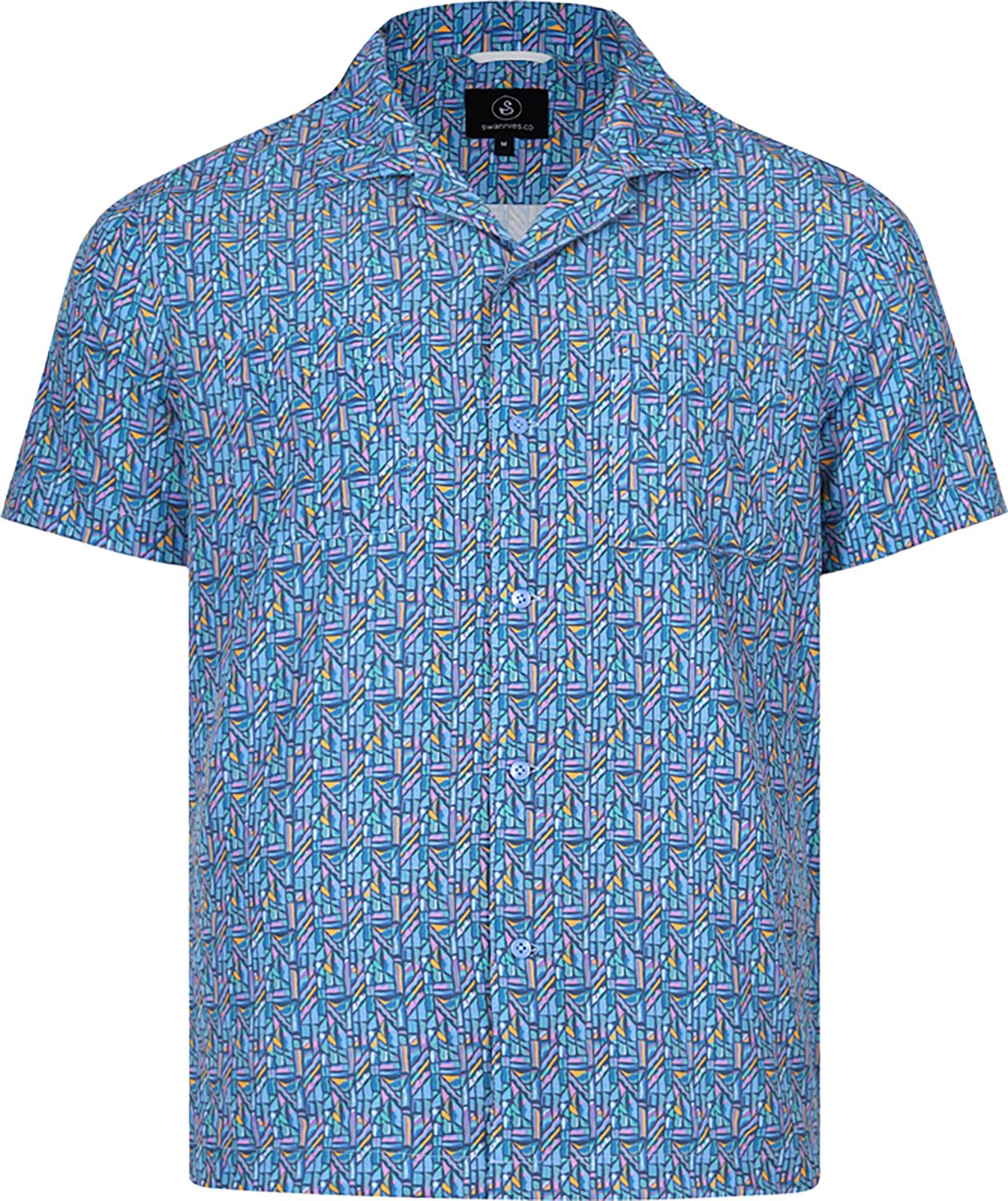 Swannies Men's Colton Button Up Short Sleeve Shirt