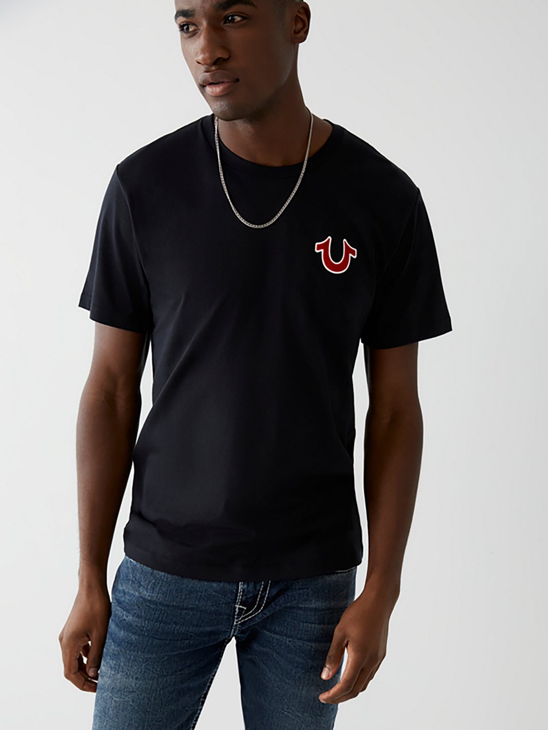 True Religion Men's Buddha Logo Graphic T-shirt