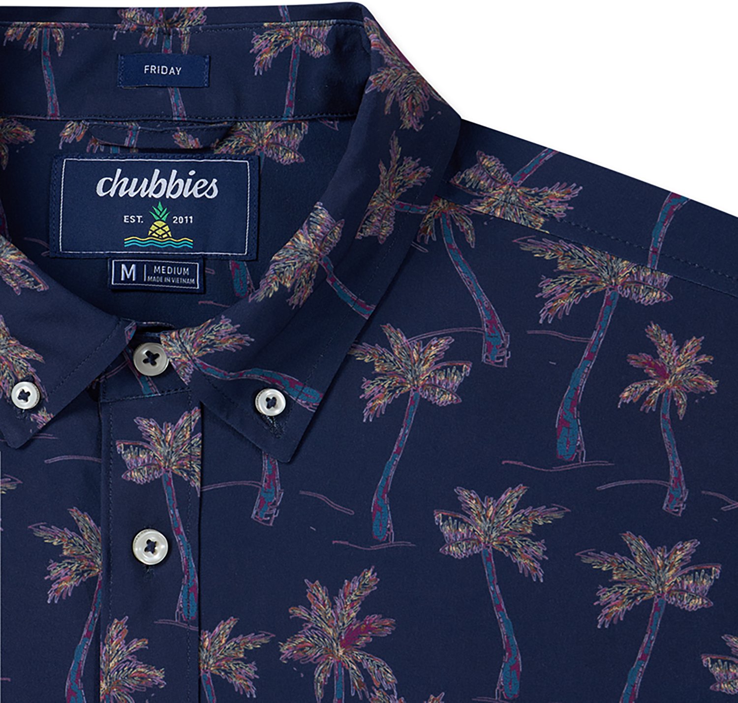 Chubbies Men's The Brushstroke Palms Performance Friday Shirt - view number 2
