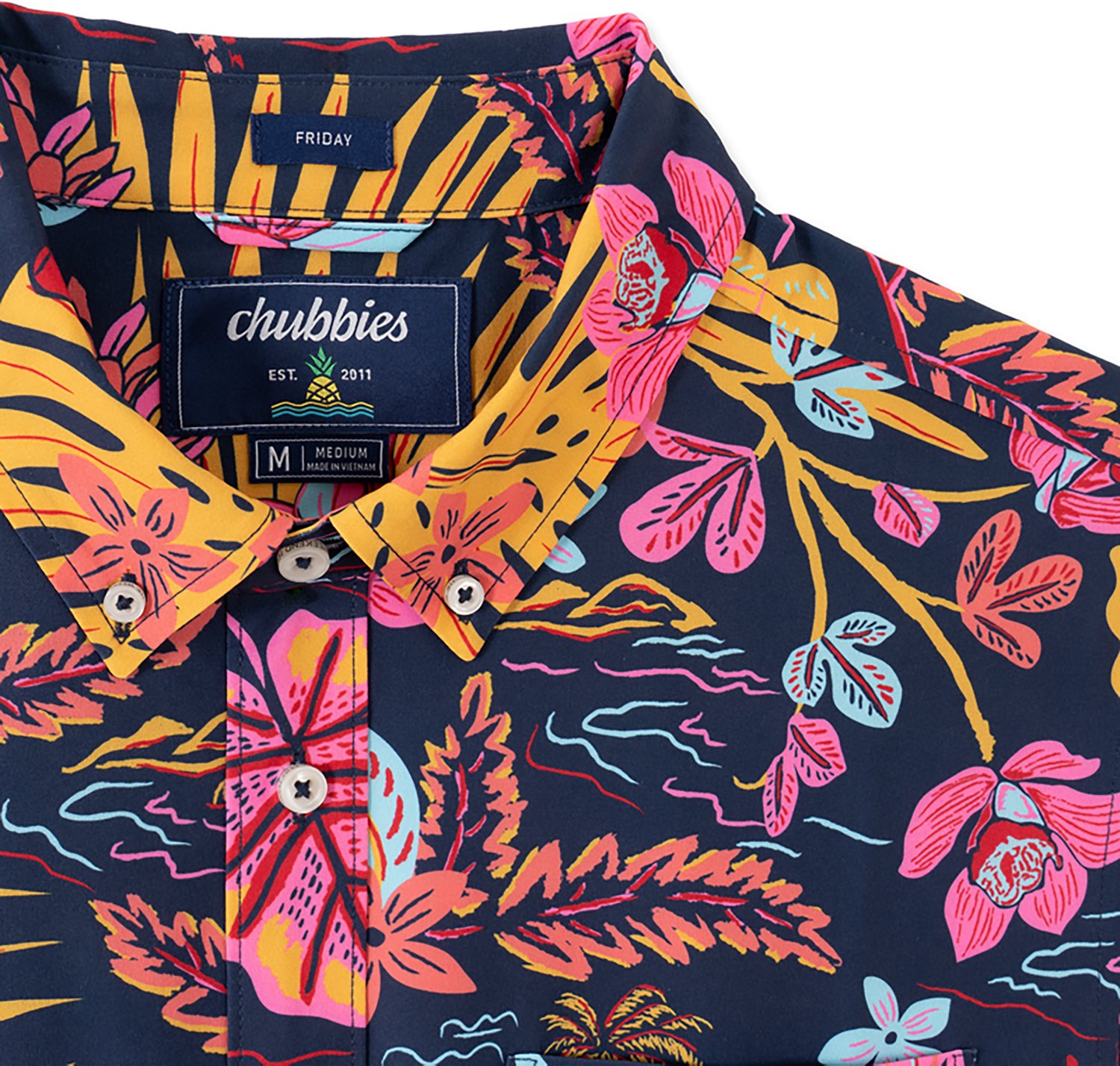 Chubbies Men's The Leafscape Performance Friday Shirt - view number 2