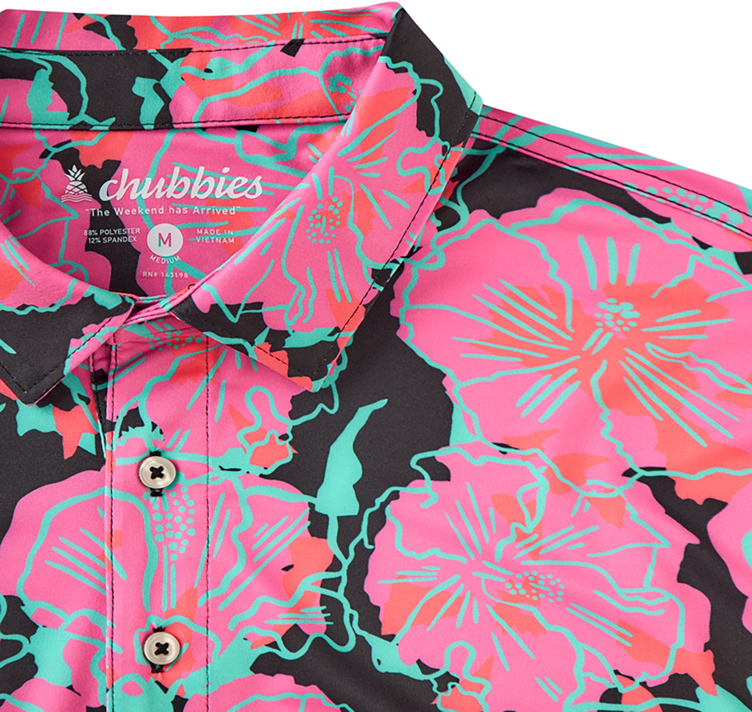 Chubbies Men's The Bio-Luminescent Performance Polo - view number 2