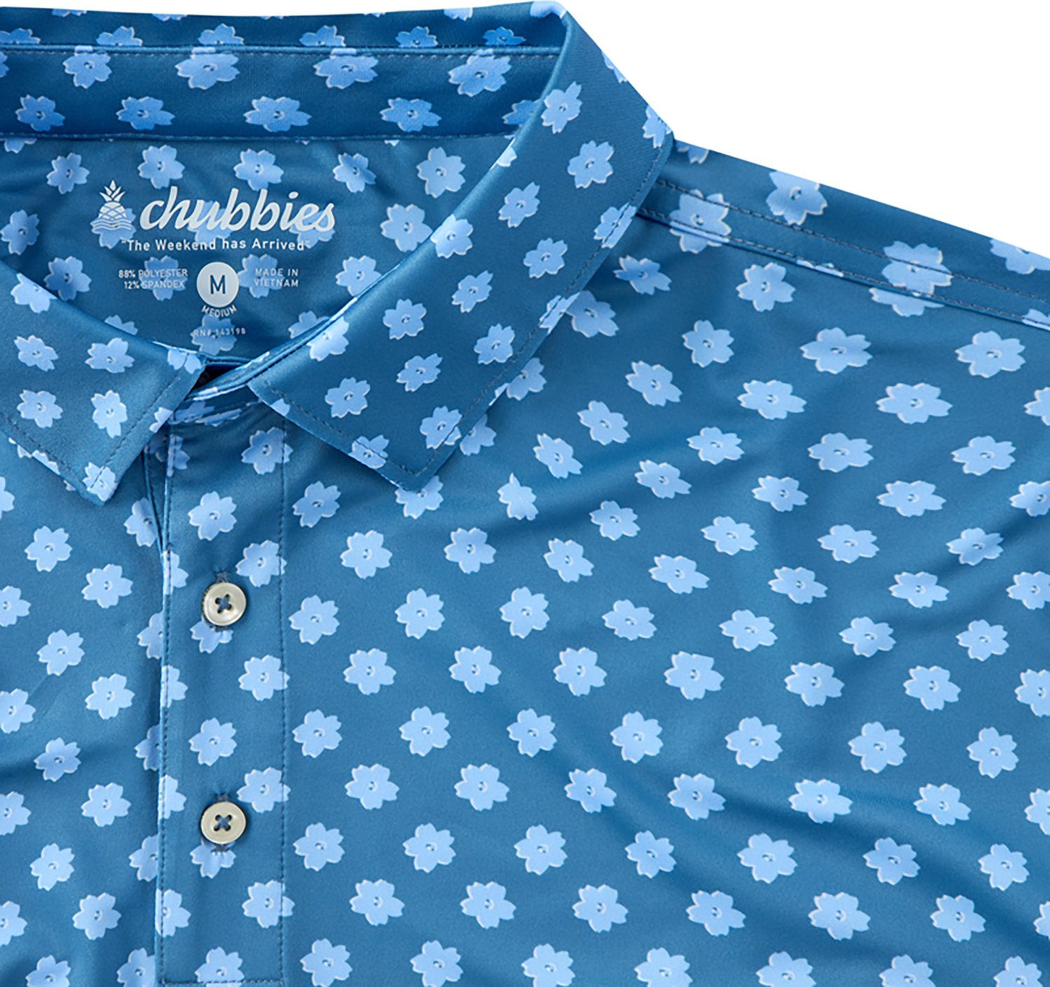 Chubbies Men's The Pushin' Up Daisy Performance Polo - view number 2