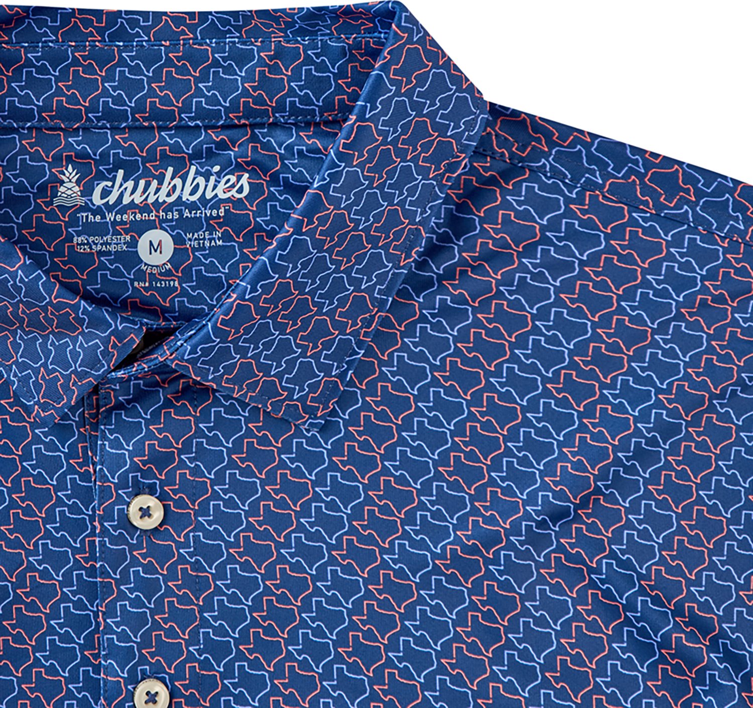 Chubbies Men's The Lone Star Performance Polo - view number 2