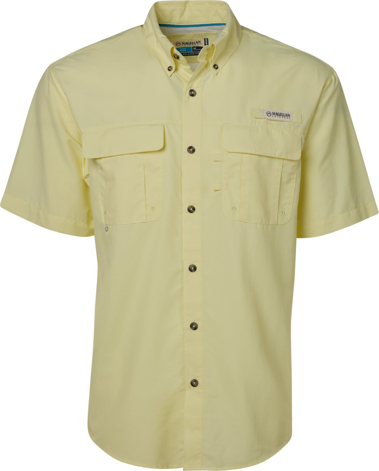 Magellan Outdoors Men's Laguna Madre Solid Short Sleeve Fishing Shirt - view number 3