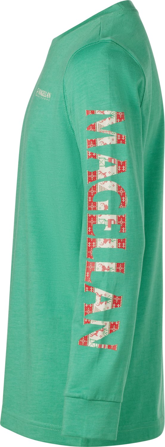 Magellan Outdoors Boys' Grotto Falls Holiday Deer Stand Long Sleeve T-shirt - view number 5