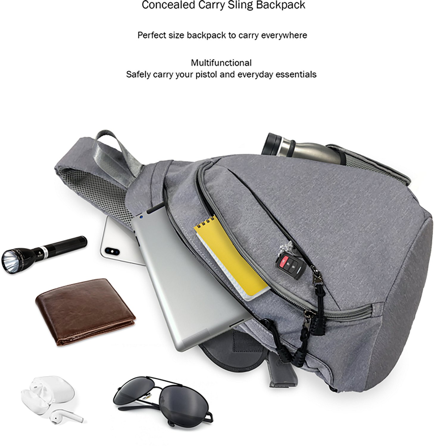 Jessie & James Peyton Sling Shoulder Concealed Carry Backpack                                                                    - view number 3