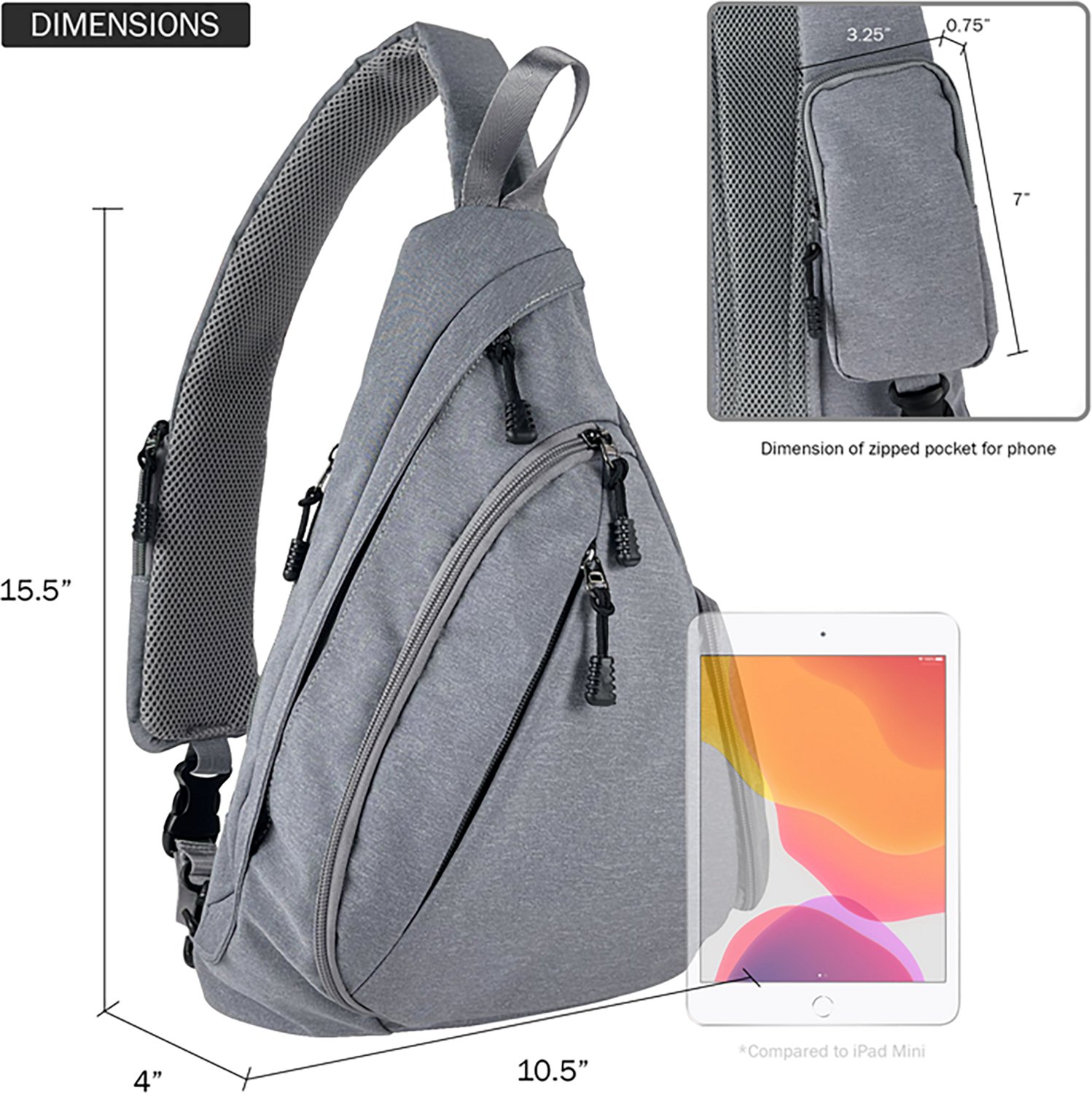 Jessie & James Peyton Sling Shoulder Concealed Carry Backpack                                                                    - view number 6