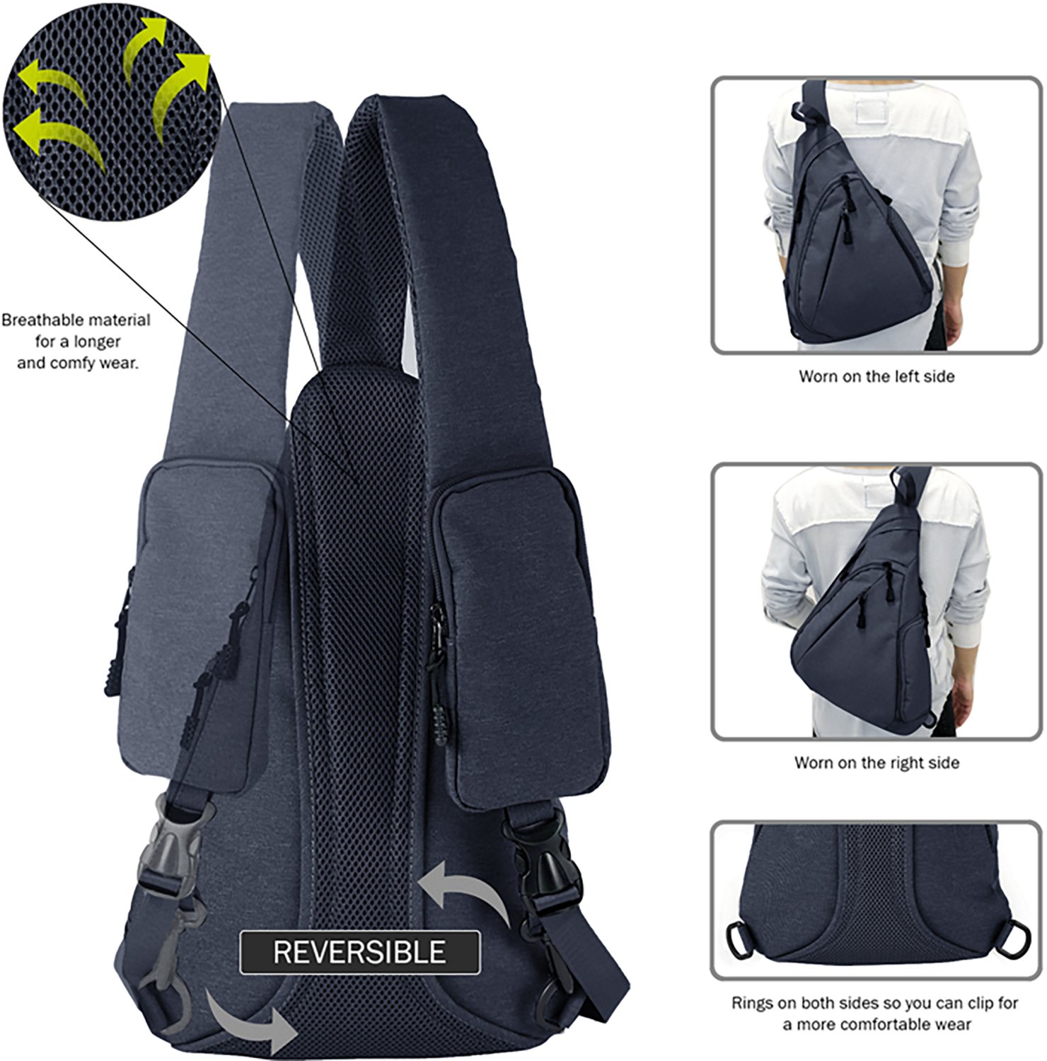 Jessie & James Peyton Sling Shoulder Concealed Carry Backpack                                                                    - view number 8