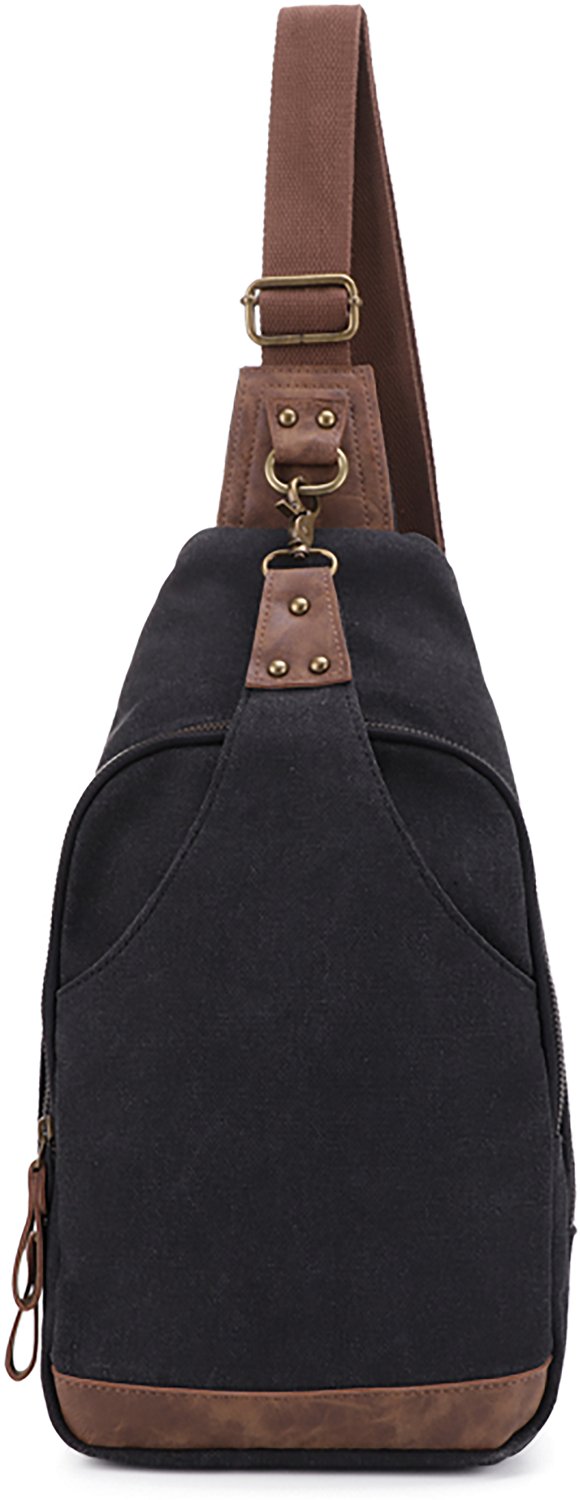 Jessie & James Glacier Canvas Concealed Carry Sling Shoulder Backpack - view number 3