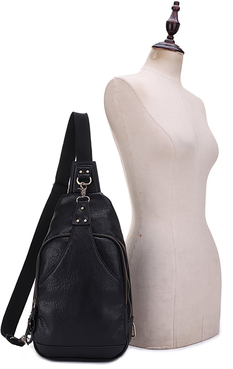 Jessie & James Glacier Canvas Concealed Carry Sling Shoulder Backpack - view number 6