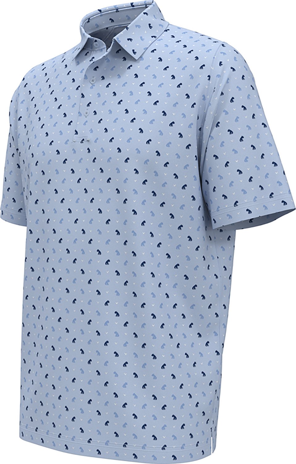 Callaway Men's Short Sleeve Bull Dog Texture Golf Shirt - view number 3