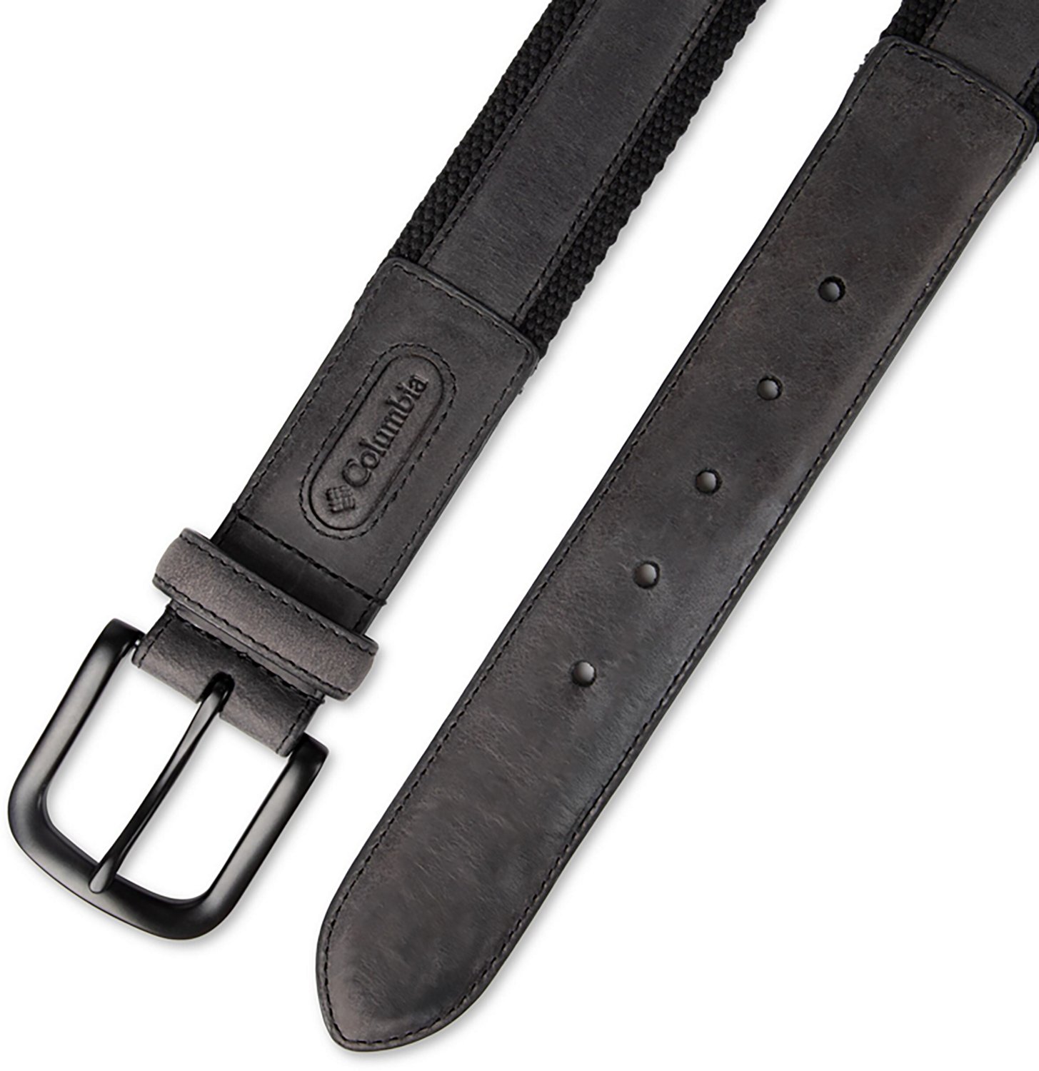 Columbia Sportswear Men's 35mm Fabric with Leather Overlay Belt - view number 4