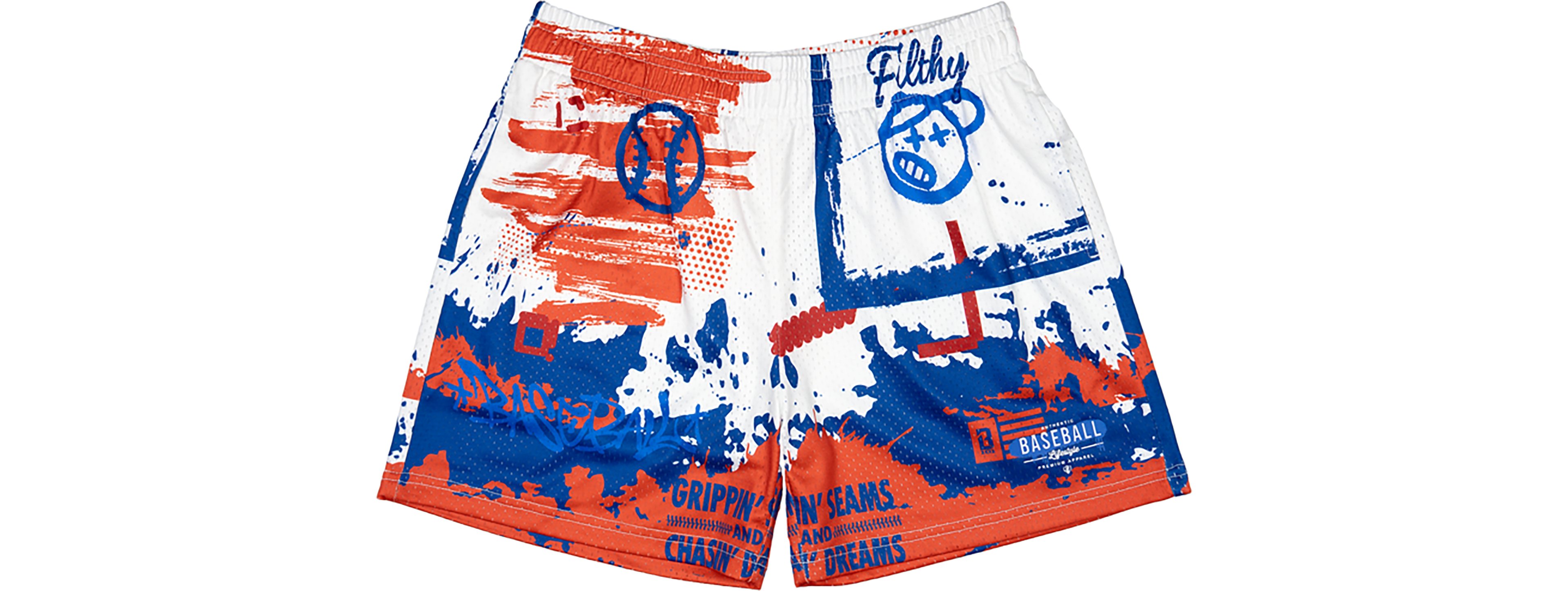 Baseball Lifestyle 101 Adults' Graffiti Shorts