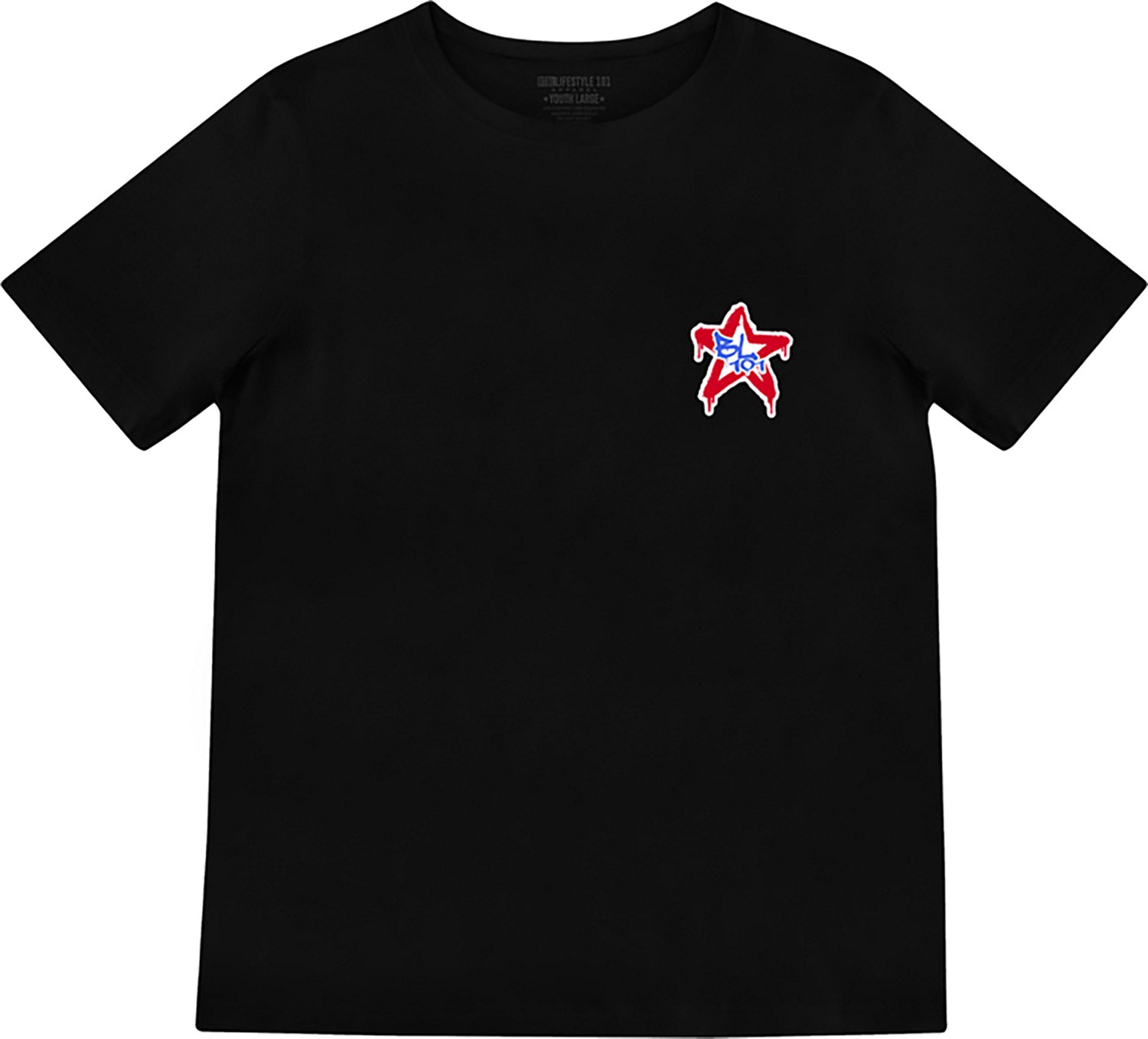 Baseball Lifestyle 101 Youth Graffiti Stars T-shirt - view number 2