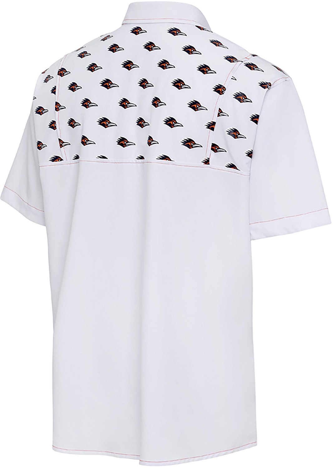 Antigua Men's University of Texas at San Antonio Scatter Print Button Down Shirt  - view number 2
