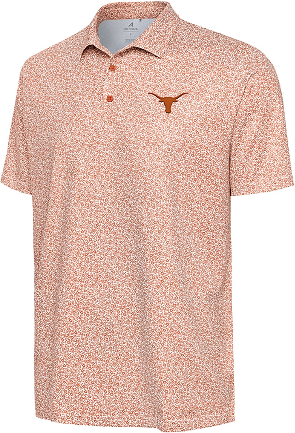 Antigua Men's Texas Field Ditsy Polo Shirt - view number 1