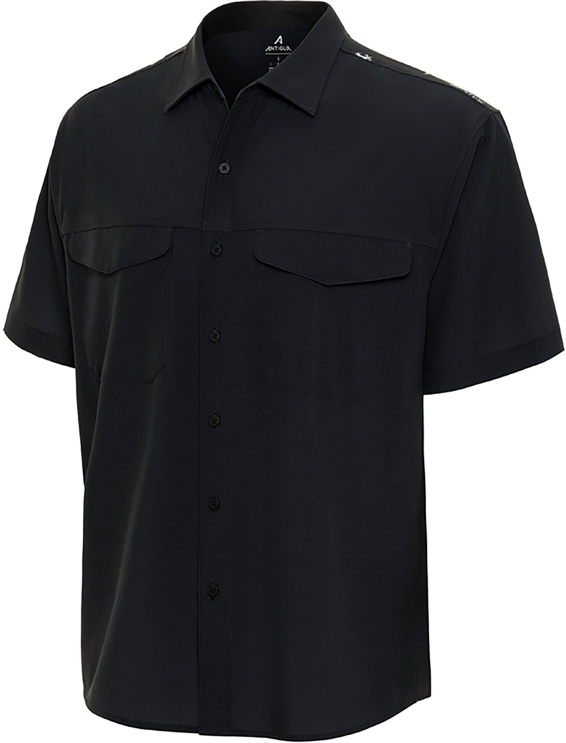 Antigua Men's New Orleans Saints Gameday Scatter Print Fishing Shirt - view number 1